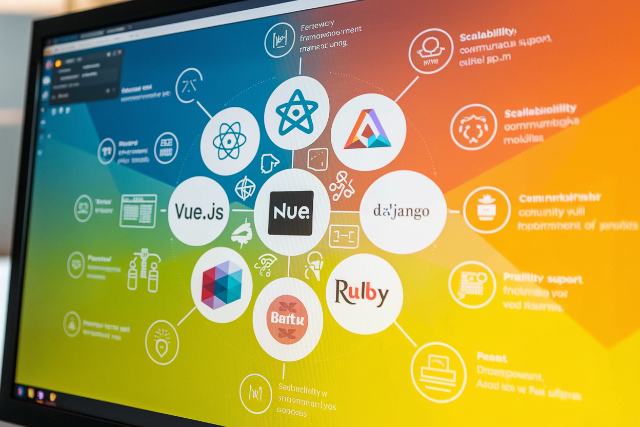 Web Development Frameworks: Choosing the Right One for Your Project Discover the essential factors to consider when selecting a web development framework for your project. Explore popular frameworks and their unique features to make an informed choice.