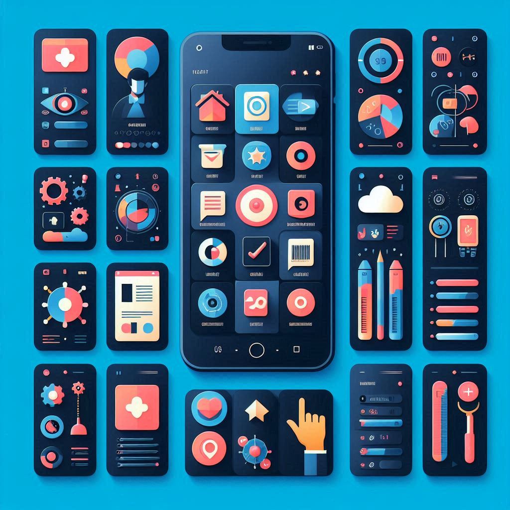 Creating intuitive and visually appealing mobile app interfaces for a seamless user experience.